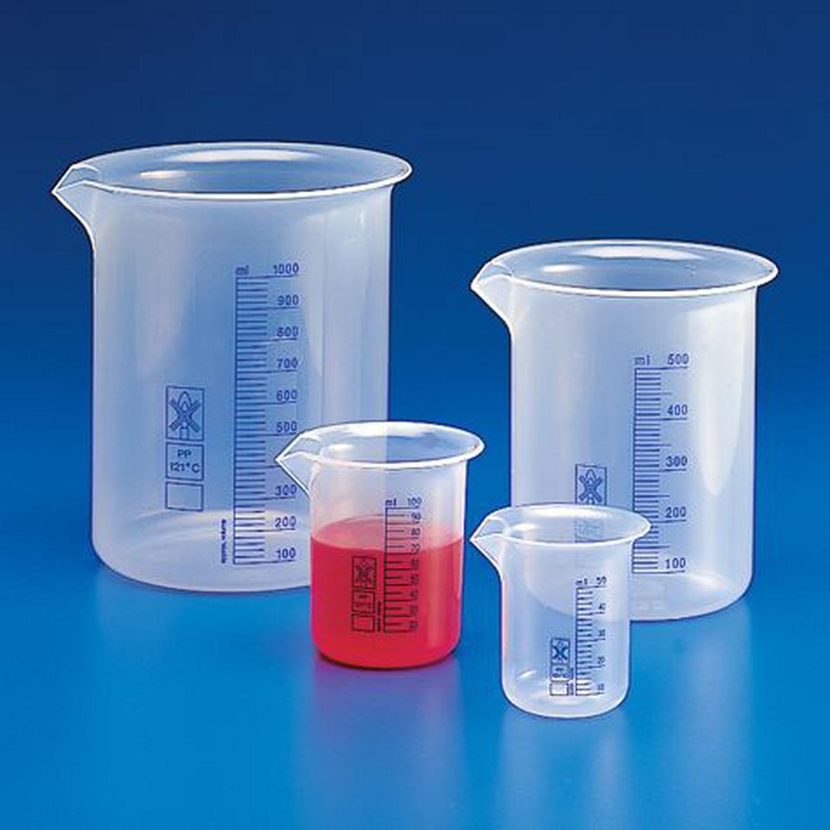 601823-1 | Beaker, PP, Printed Graduations, 100mL