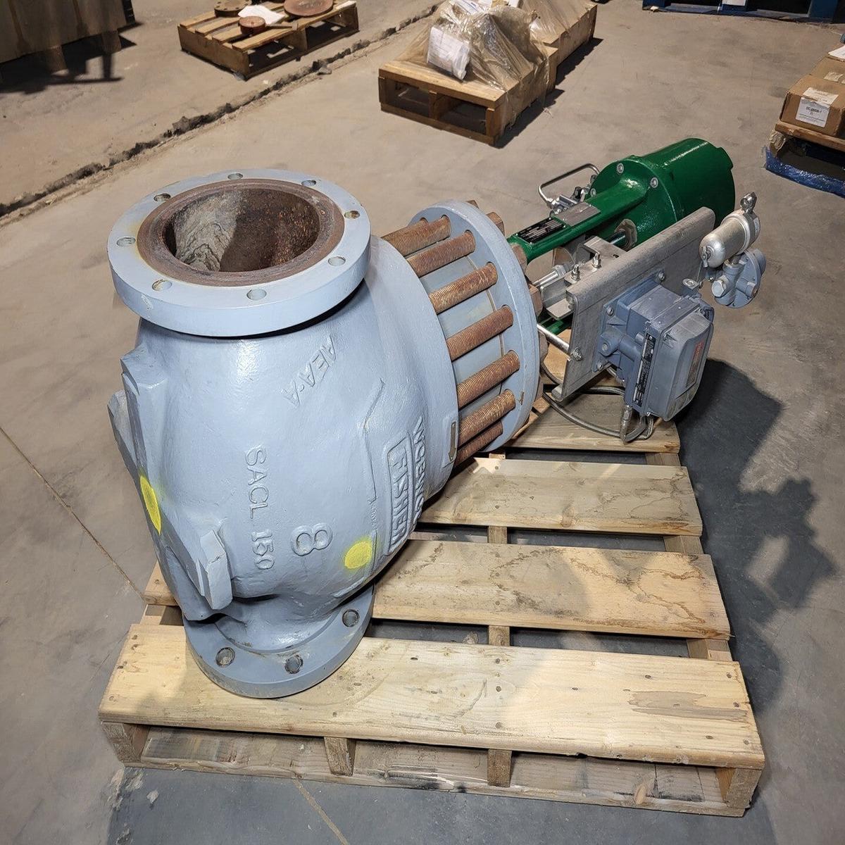 8″ Class 150 Control Valve Type ET w/ Actuator and Controller