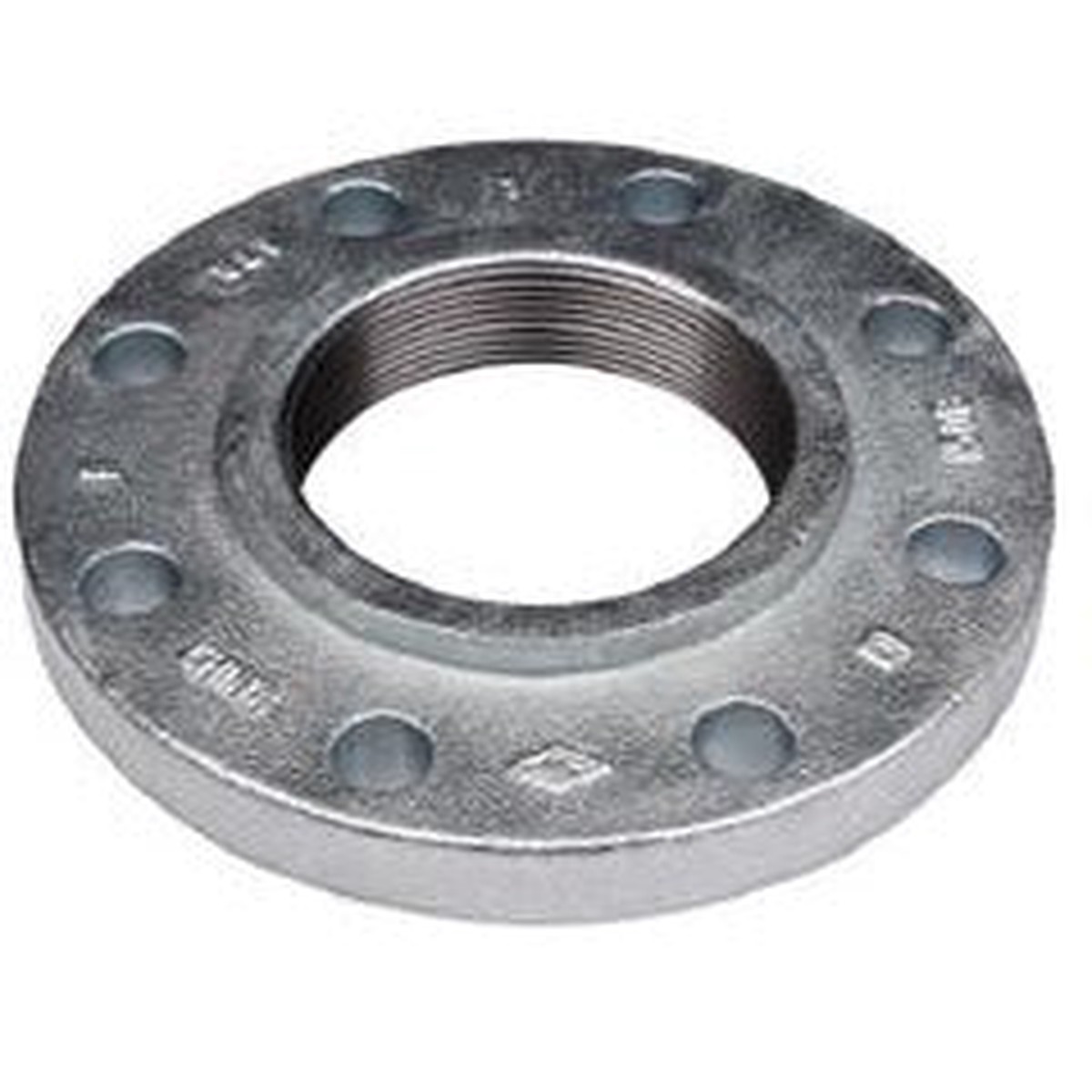 Ductile Iron Flange 2 1/2 Threaded Galvanized